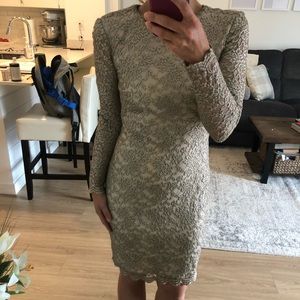 Ralph Lauren Long Sleeve Lace Dress